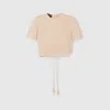 Gucci Sleeve Tie Cropped Top