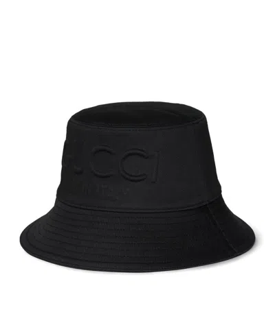 Gucci Embossed Bucket Hat In Black