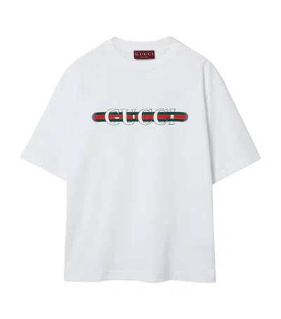 Gucci Men Cotton Jersey T-shirt With Print In White