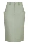 Gucci Women's Cotton Midi Skirt