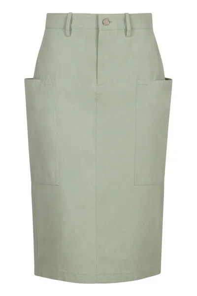 Gucci Cotton Midi Skirt