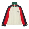 Gucci Cotton Nylon Jacket With Patch 'multicolor'
