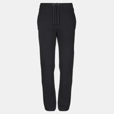 Pre-owned Gucci Cotton Trousers L In Black