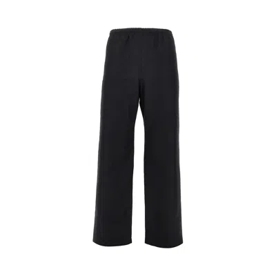 Gucci Cotton Pants With Gg Motif In Black
