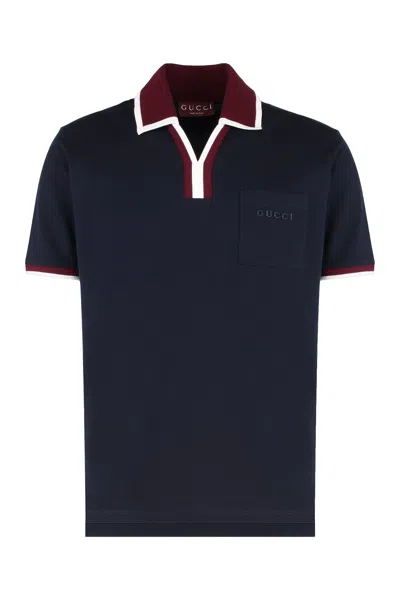 GUCCI GUCCI COTTON PIQUE POLO