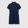 Gucci Cotton Piquet Polo Dress With Web
