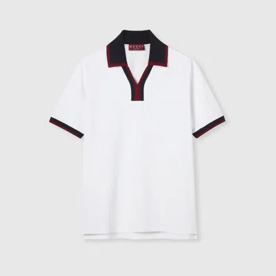 Gucci Cotton Piquet Polo Shirt