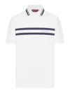 Gucci Ss Polo Stretch Cotton Piquet In White