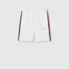Gucci Cotton Piquet Shorts With Web