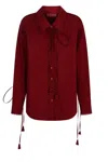 Gucci Cotton Popeline Shirt With Ties And Laces Profiles