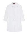 Gucci Cotton Poplin Shirt Dress With Horsebit In White
