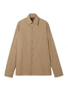Gucci T-shirt With Embossed Logo In Nude & Neutrals