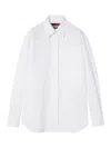 GUCCI COTTON POPLIN SHIRT WITH EMBOSSED LOGO