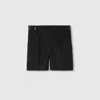 Gucci Kids' Cotton Poplin Shorts In Black
