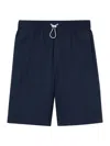 Gucci Cotton Poplin Bermuda Shorts In Blue