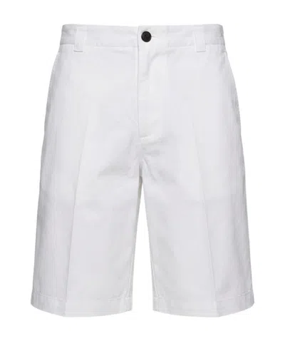 Gucci Cotton Poplin Shorts With Webbing In Multi