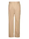 Gucci Embroidered-logo Straight Trousers