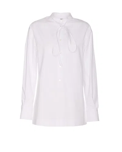 Gucci Cotton Poplin With Embroidery Shirt In White