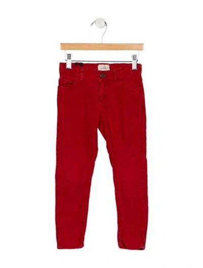 Pre-owned Gucci Babies' Cotton Red Patterned Pants With Button And Zip Closure