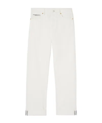 Gucci Cotton Selvedge Denim Pant In White