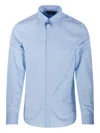Gucci Cotton Shirt In Blue