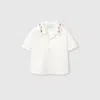 Gucci Cotton Shirt With Embroidery In White