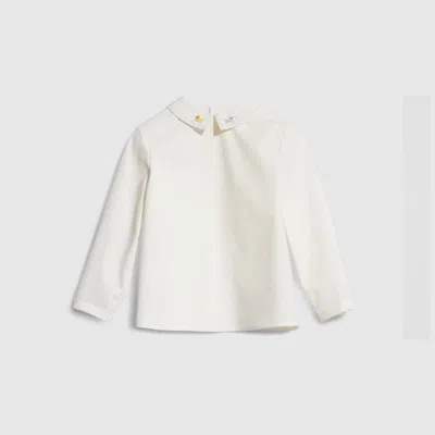 Gucci Babies' Cotton Shirt With Embroidery In White