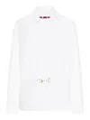Gucci Cotton Poplin Shirt With Horsebit
