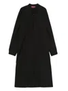 Gucci Mini Dress With Long Sleeves And Belted Waist In Black