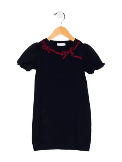 Pre-owned Gucci Babies' Cotton Short Sleeve Dress In Blue
