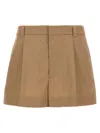 Gucci Cotton Shorts Bermuda And Short Beige