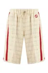 Gucci Cotton Shorts In Green