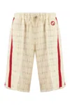 Gucci Cotton Shorts In Green