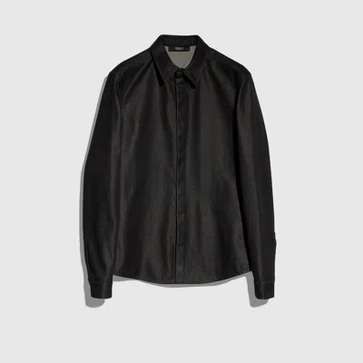 Gucci Cotton Silk Shirt With Embroidery In Black