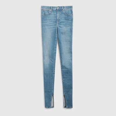 Gucci Cotton Stretch Denim Pants In Blue
