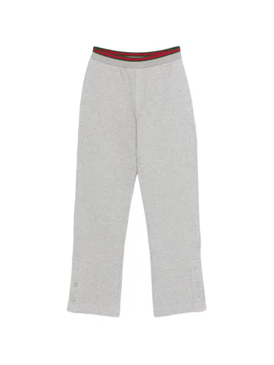 Gucci Cotton Sweatpants In Gray