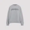 Gucci Sweatshirt Grey Cotton Dropped Shoulders In Gray