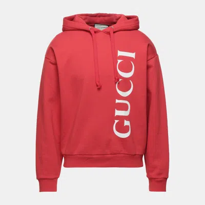 Pre-owned Gucci Cotton Sweatshirt M In Red