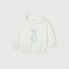 Gucci Logo Cotton Sweatshirt In White