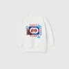 Gucci Printed-logo Cotton Sweatshirt In White