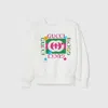 Gucci Cotton Sweatshirt With Print In White