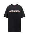 Gucci Cotton T-shirt In Black