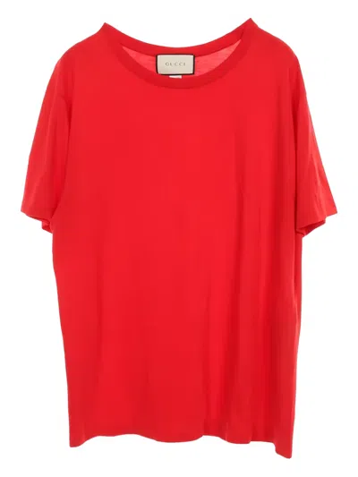 Pre-owned Gucci Cotton T-shirt In Red