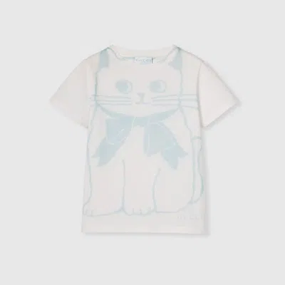 Gucci Kids' Cotton T-shirt With Print