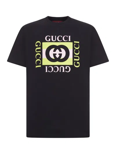 GUCCI COTTON T-SHIRT WITH PRINT