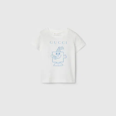 Gucci Babies' Cotton T-shirt With Print In White