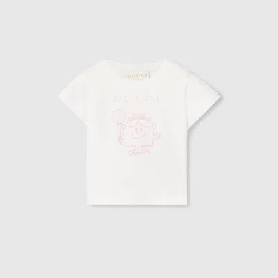 Gucci Babies' Cotton T-shirt With Print In White