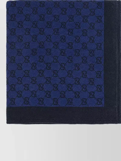 Gucci Cotton Terry Towel In Blue