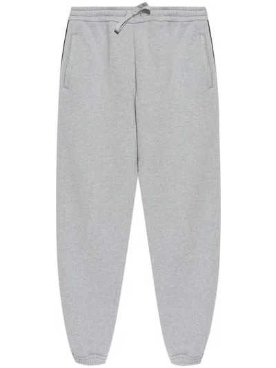 Gucci Cotton Track Pants In Grey