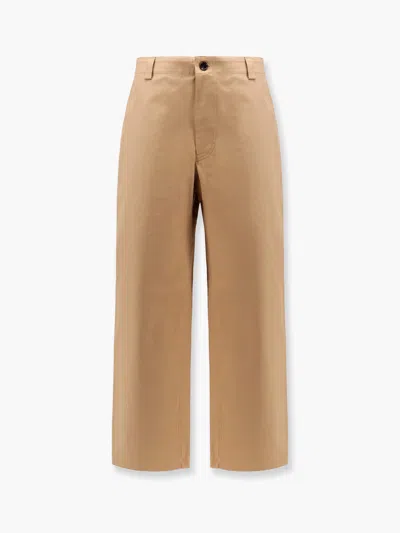 Gucci Cotton Trouser With Web Detail